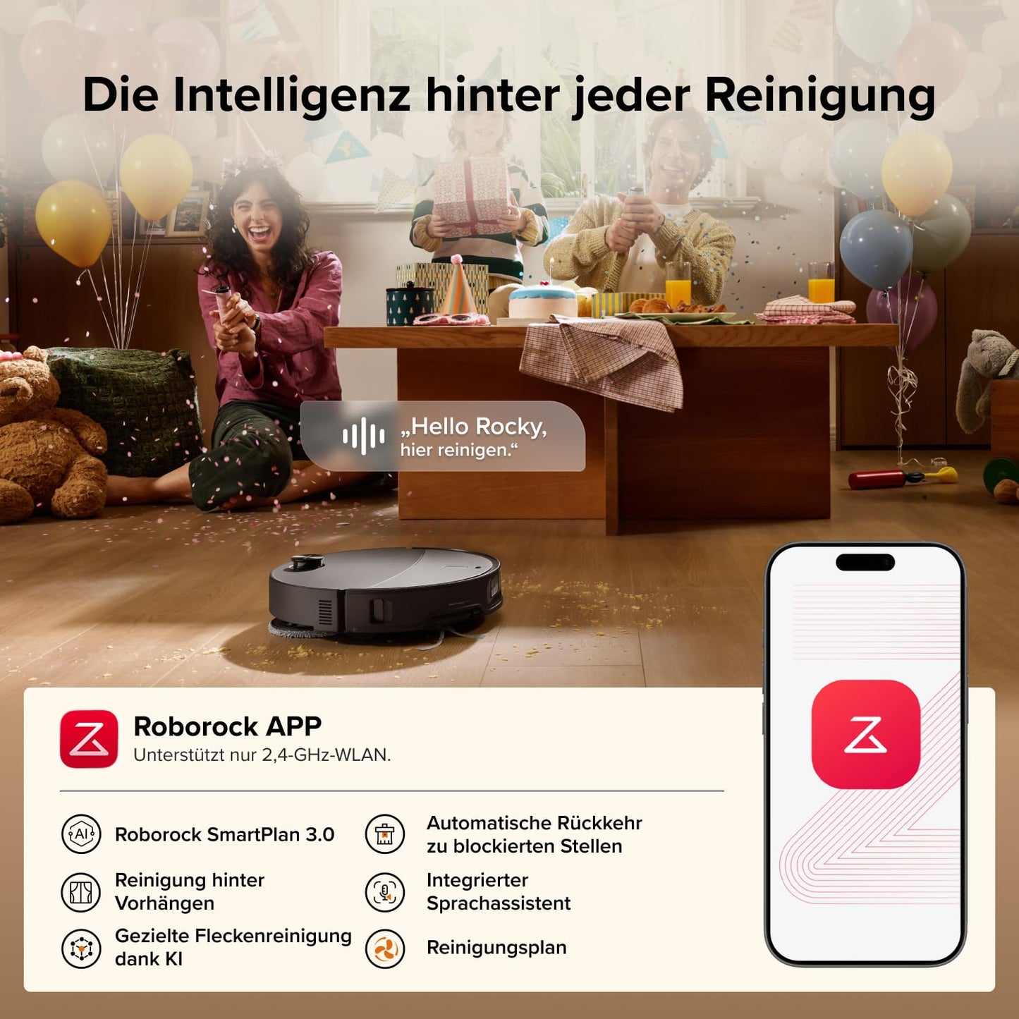 roborock Qrevo Edge 2 Set Saugroboter mit Wischfunktion&Hebarem Wischmopp, 25.000 Pa, Anti-Tangle, ultraflach 7,98 cm, 80 °C Heißwasser-Moppwäsche, FlexiArm-Technologie, AI-Hinderniserkennung(Schwarz)