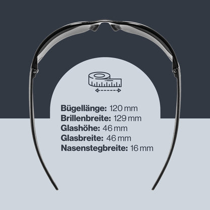 uvex sportstyle 204 - Sportbrille für Damen und Herren - 100% UVA-, B, C Schutz - druckfreier Sitz & perfekter Halt