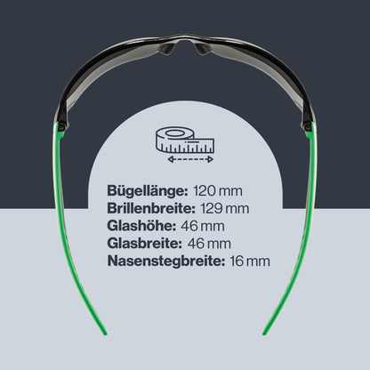 uvex sportstyle 204 - Sportbrille für Damen und Herren - 100% UVA-, B, C Schutz - druckfreier Sitz & perfekter Halt