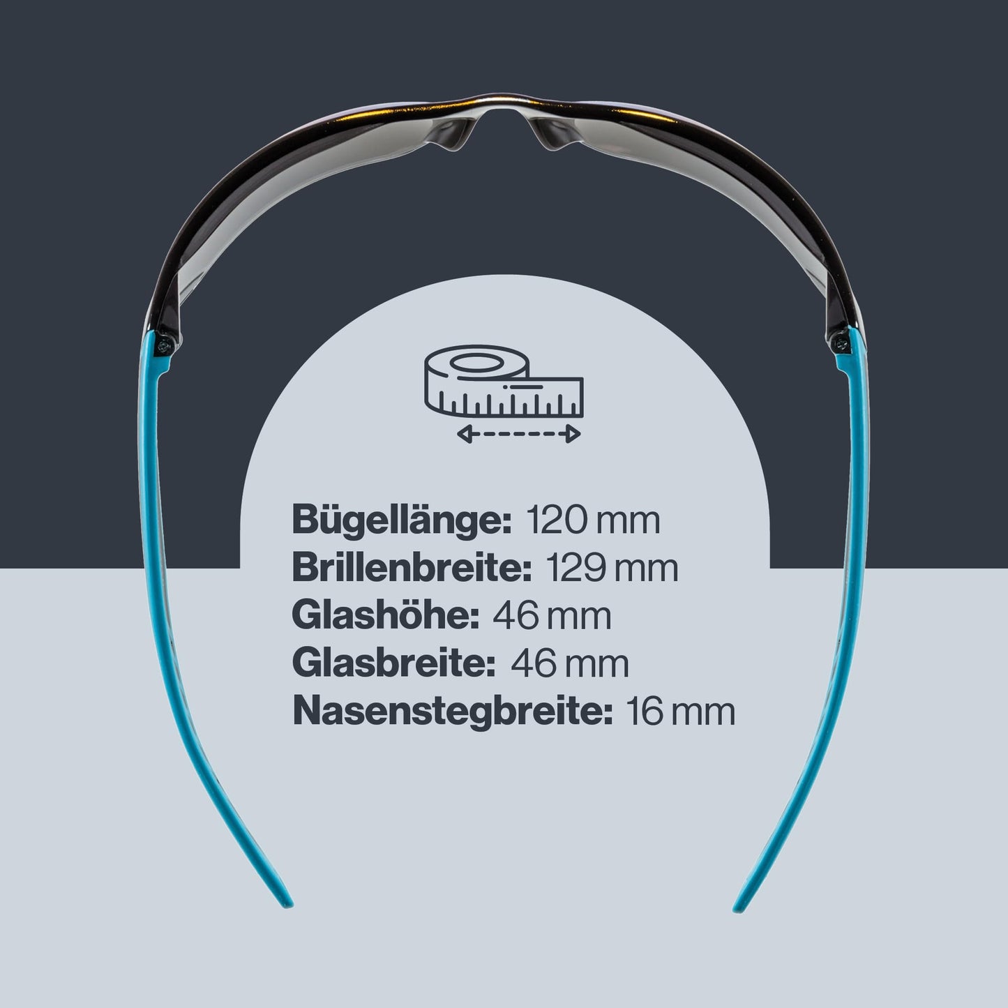 uvex sportstyle 204 - Sportbrille für Damen und Herren - 100% UVA-, B, C Schutz - druckfreier Sitz & perfekter Halt