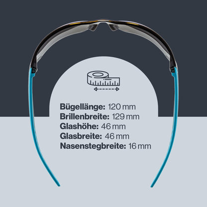 uvex sportstyle 204 - Sportbrille für Damen und Herren - 100% UVA-, B, C Schutz - druckfreier Sitz & perfekter Halt