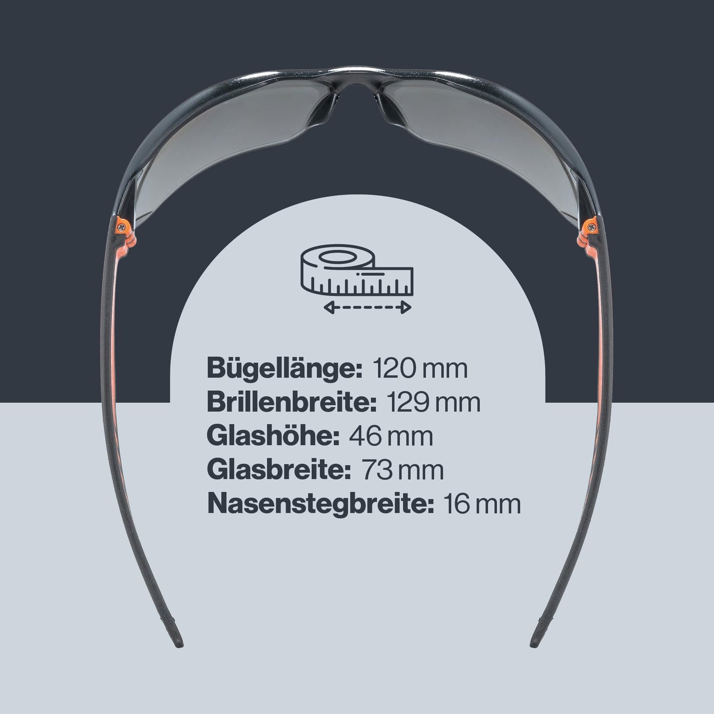 uvex sportstyle 204 - Sportbrille für Damen und Herren - 100% UVA-, B, C Schutz - druckfreier Sitz & perfekter Halt