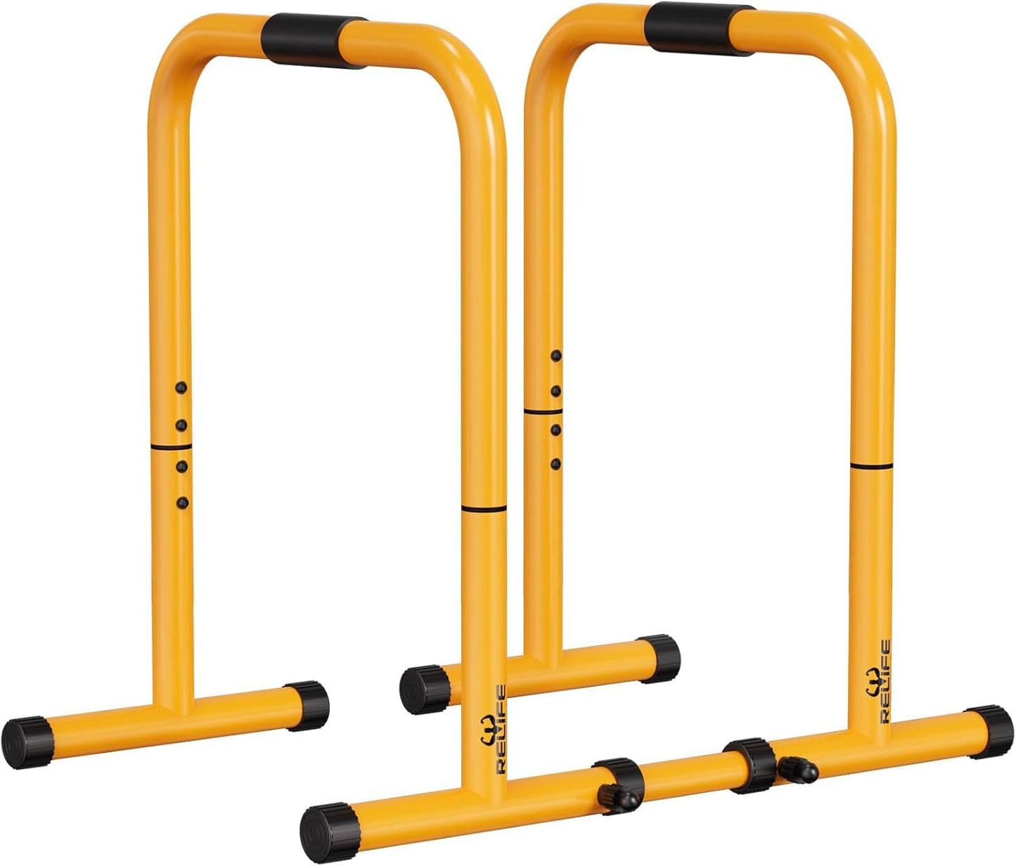RELIFE REBUILD YOUR LIFE Dip Station Dip Bar Barren Parallettes Push Up Dip-Ständer Einstellbar Einstellbare Höhe Fitness Turnhalle Ausüben Calisthenics Equipment