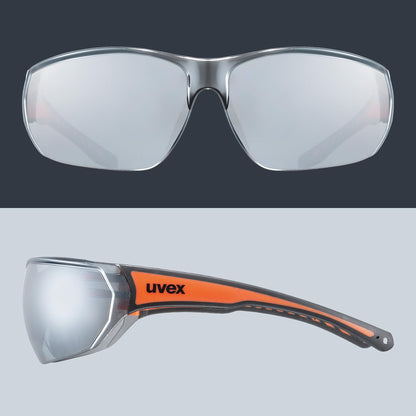 uvex sportstyle 204 - Sportbrille für Damen und Herren - 100% UVA-, B, C Schutz - druckfreier Sitz & perfekter Halt