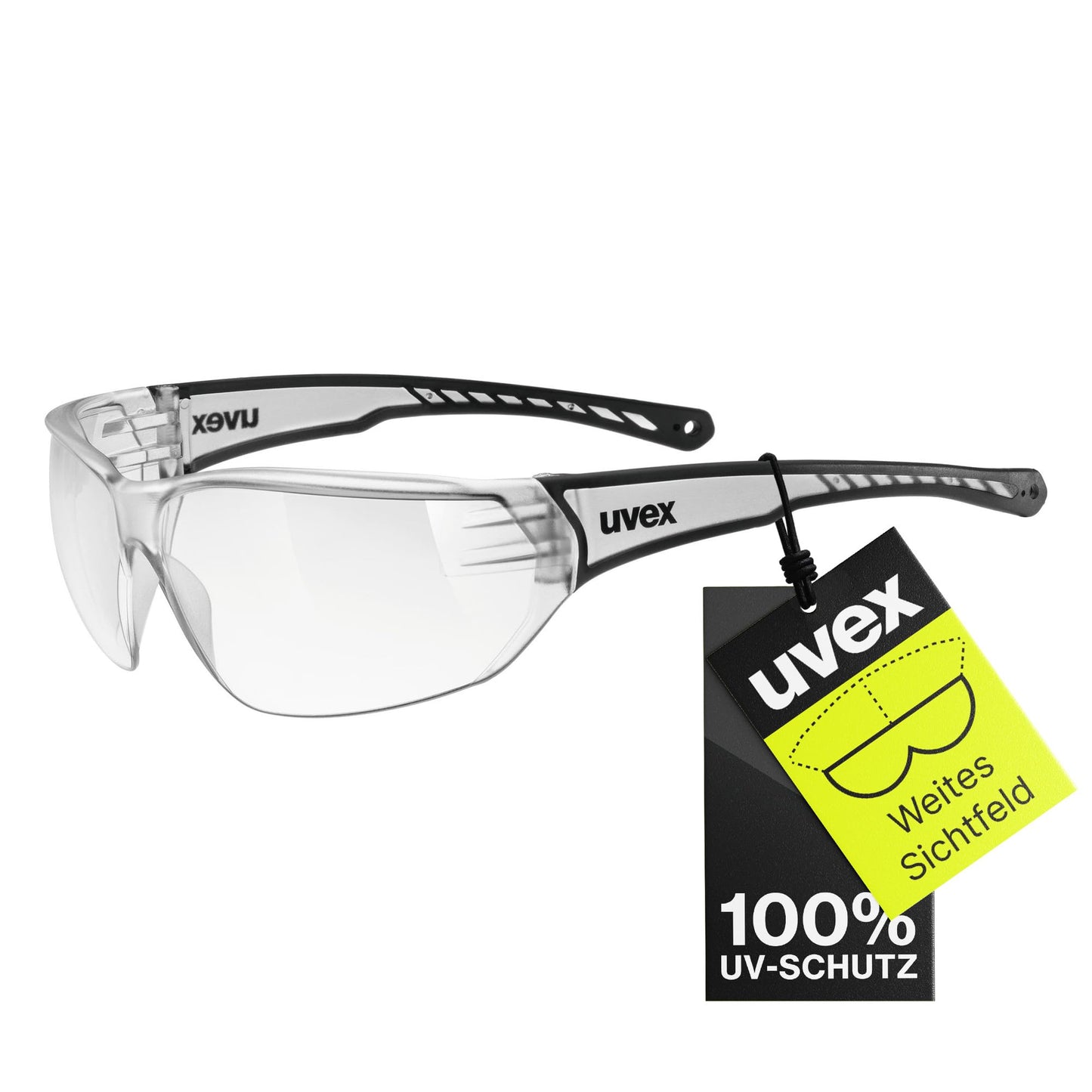 uvex sportstyle 204 - Sportbrille für Damen und Herren - 100% UVA-, B, C Schutz - druckfreier Sitz & perfekter Halt