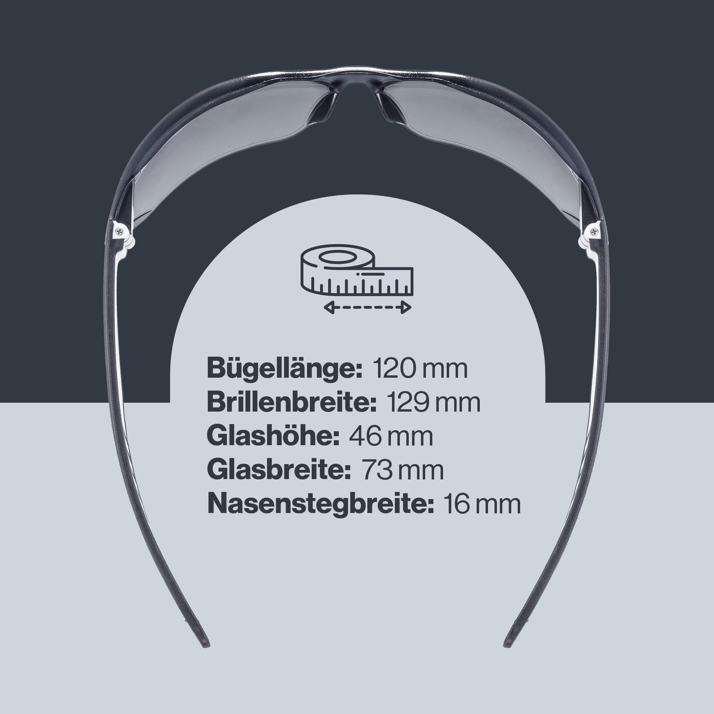 uvex sportstyle 204 - Sportbrille für Damen und Herren - 100% UVA-, B, C Schutz - druckfreier Sitz & perfekter Halt