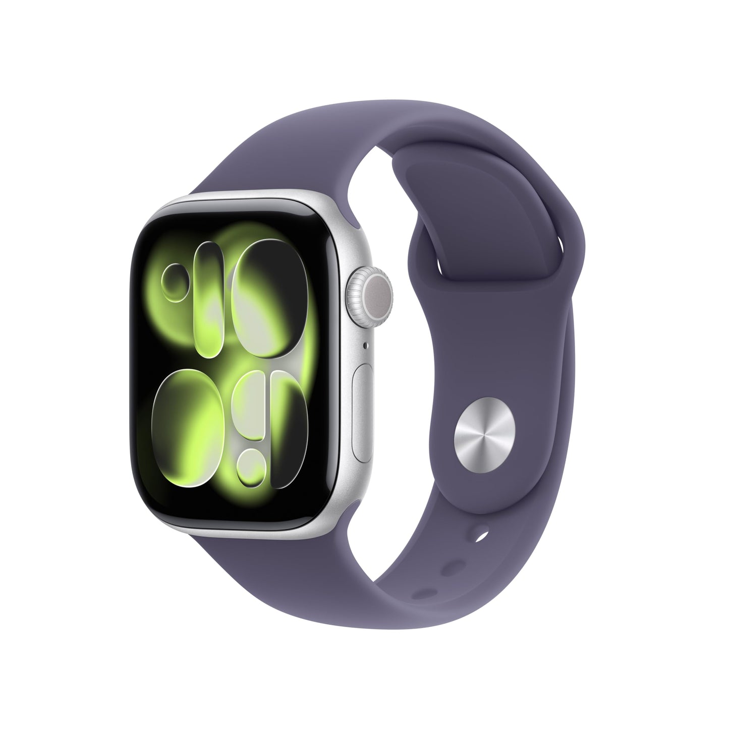 Apple Watch Series 11 GPS 42 mm Smartwatch mit Aluminiumgehäuse in Roségold und Sportarmband in Blassrosa (M/L). Schlafindex, Fitnesstracker, Gesundheitstracking, Always-On Display, Wasserschutz