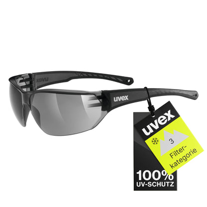 uvex sportstyle 204 - Sportbrille für Damen und Herren - 100% UVA-, B, C Schutz - druckfreier Sitz & perfekter Halt