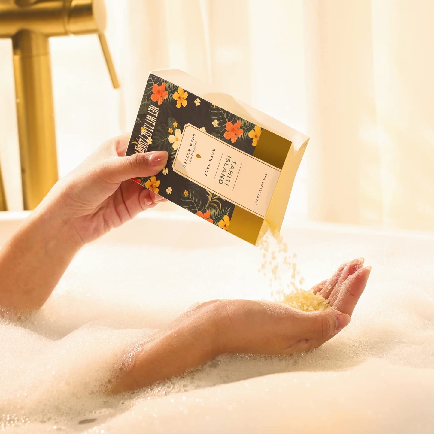 SPA LUXETIQUE Damen Bade Geschenkset - Beauty Set für Sie 12tlg Geburtstagsgeschenk, Gänseblümchenduft Spa Set, Wellness Set für Frauen, Muttertaggeschenke, Valentinstag Geschenk für Sie