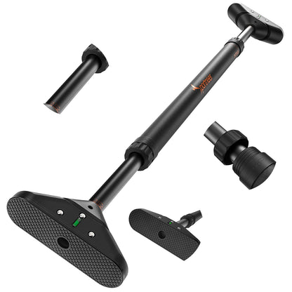 Klimmzugstange Türrahmen, Sportneer Pull Up Bar Tragkraft bis 200 Kg, Reckstange Ohne Schrauben 75-94 cm Ausziehbar, Türreck mit 16,5x4,5 cm PVC-Matten & Neues 360° Drehbares Zahnradschloss