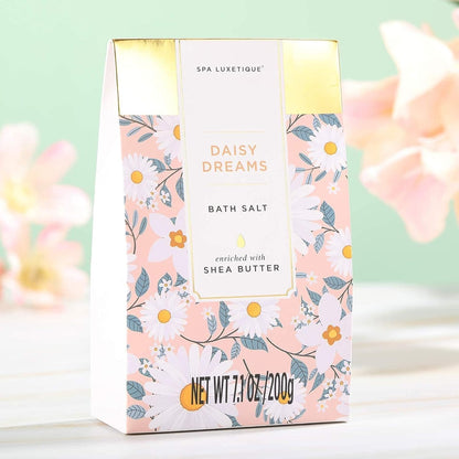 SPA LUXETIQUE Damen Bade Geschenkset - Beauty Set für Sie 12tlg Geburtstagsgeschenk, Gänseblümchenduft Spa Set, Wellness Set für Frauen, Muttertaggeschenke, Valentinstag Geschenk für Sie