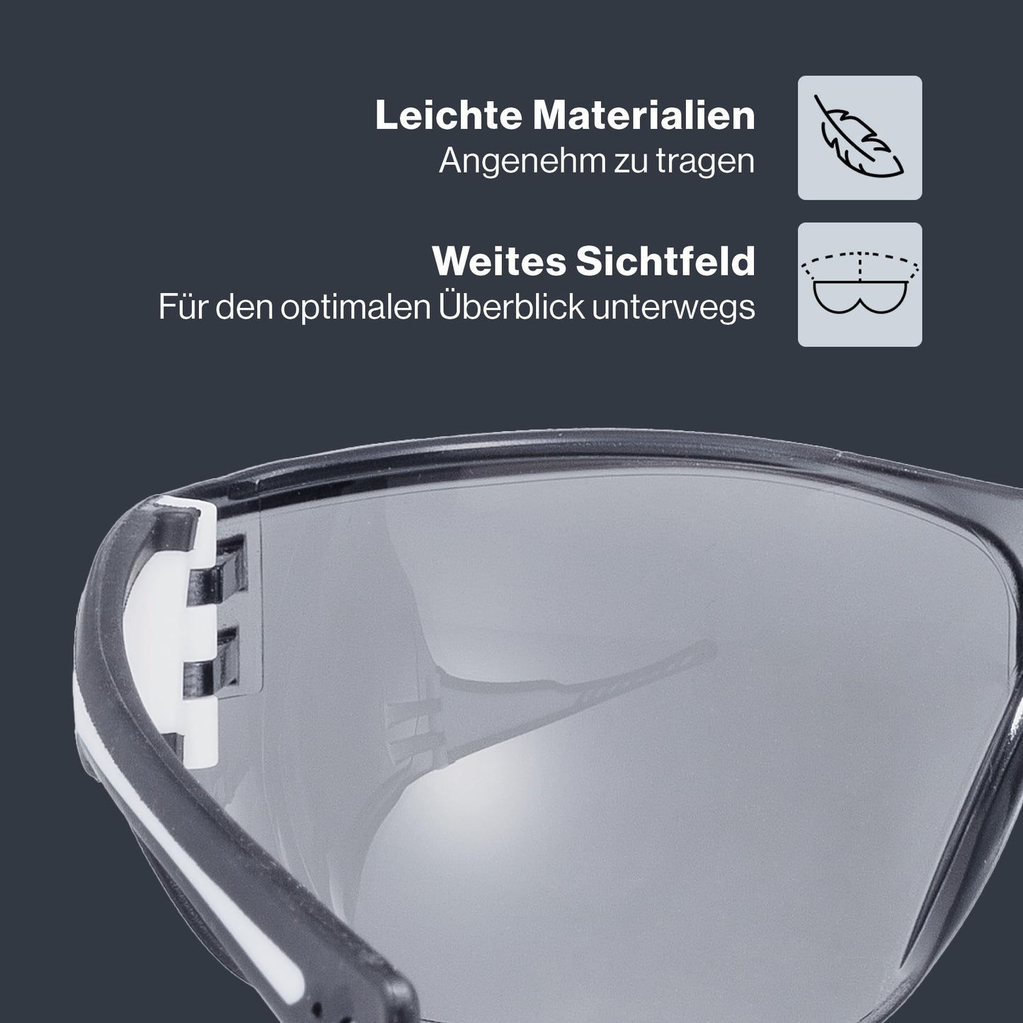 uvex sportstyle 204 - Sportbrille für Damen und Herren - 100% UVA-, B, C Schutz - druckfreier Sitz & perfekter Halt