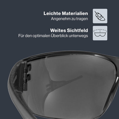 uvex sportstyle 204 - Sportbrille für Damen und Herren - 100% UVA-, B, C Schutz - druckfreier Sitz & perfekter Halt