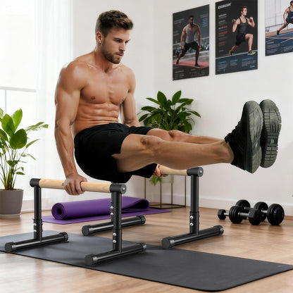 RELIFE REBUILD YOUR LIFE Dip Station Dip Bar Barren Parallettes Push Up Dip-Ständer Einstellbar Einstellbare Höhe Fitness Turnhalle Ausüben Calisthenics Equipment