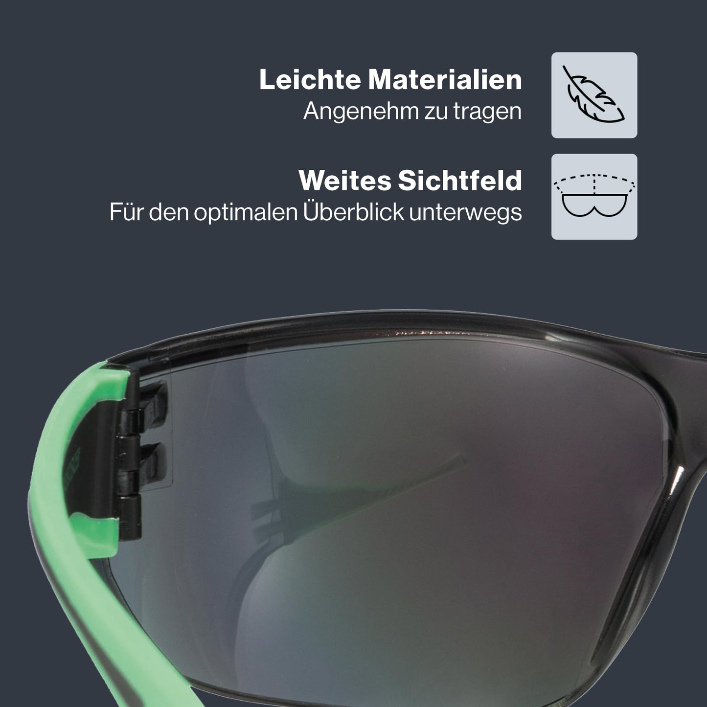 uvex sportstyle 204 - Sportbrille für Damen und Herren - 100% UVA-, B, C Schutz - druckfreier Sitz & perfekter Halt