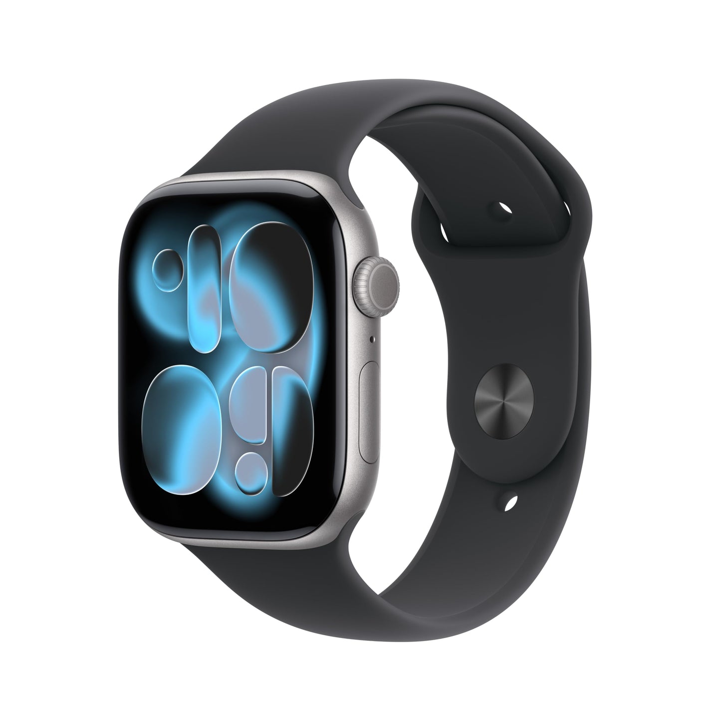 Apple Watch Series 11 GPS 42 mm Smartwatch mit Aluminiumgehäuse in Roségold und Sportarmband in Blassrosa (M/L). Schlafindex, Fitnesstracker, Gesundheitstracking, Always-On Display, Wasserschutz