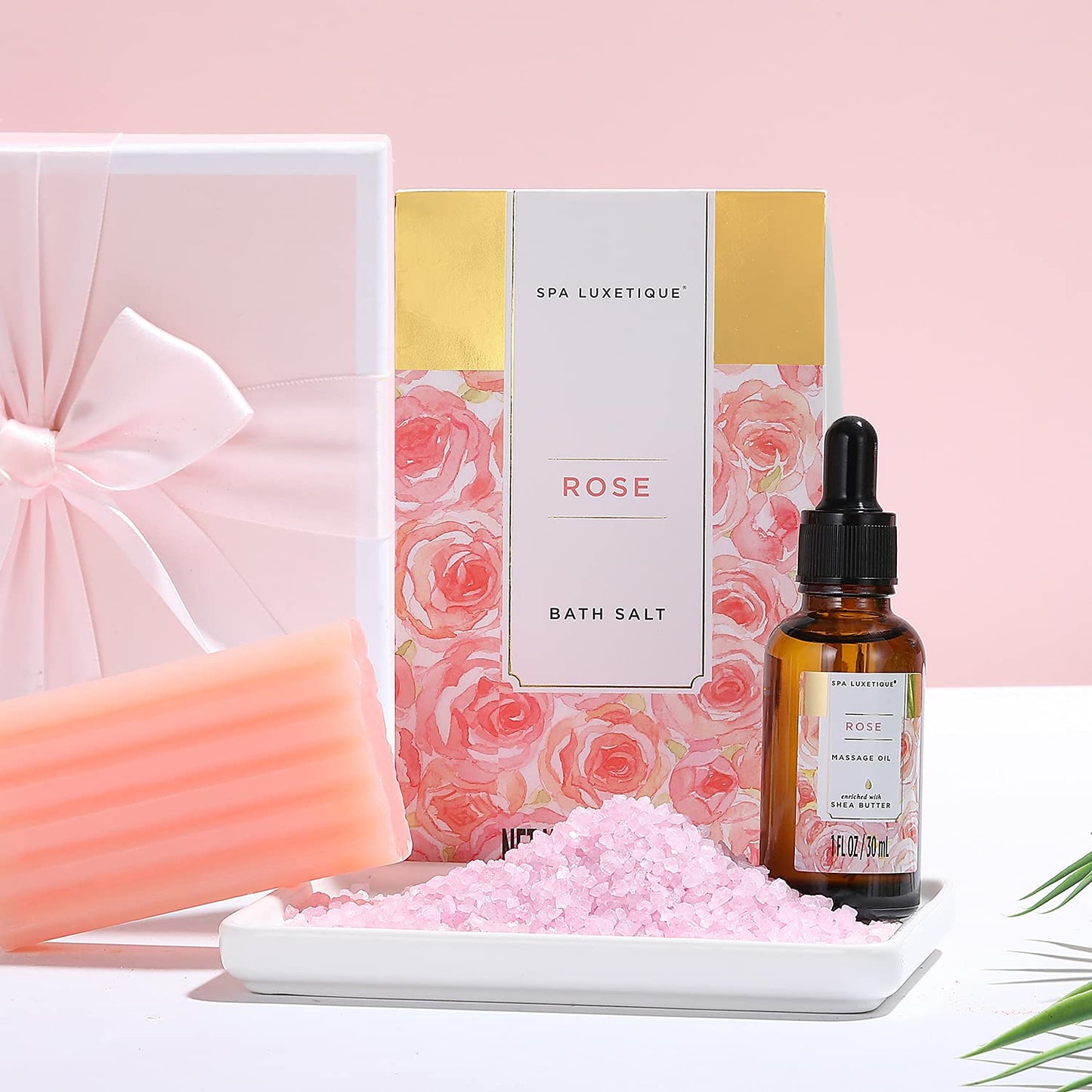 SPA LUXETIQUE Damen Bade Geschenkset - Beauty Set für Sie 12tlg Geburtstagsgeschenk, Gänseblümchenduft Spa Set, Wellness Set für Frauen, Muttertaggeschenke, Valentinstag Geschenk für Sie