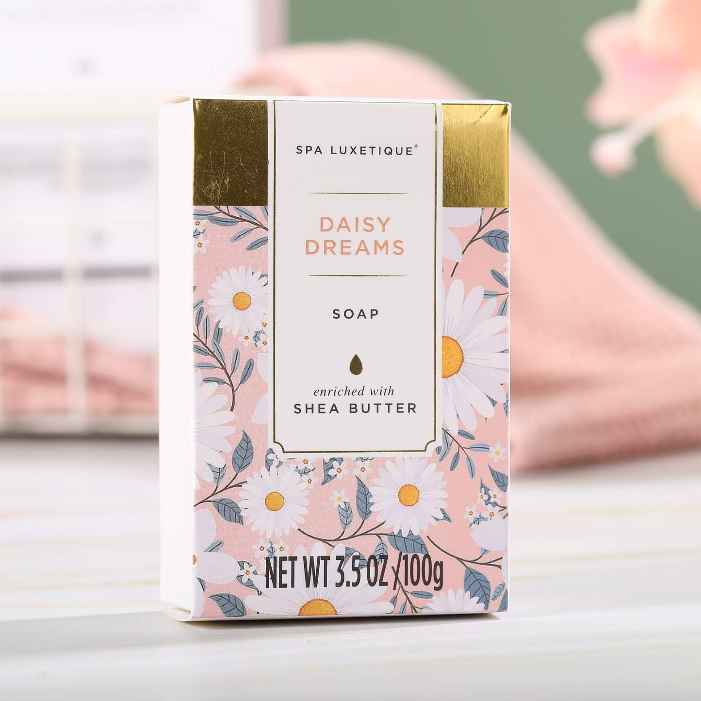 SPA LUXETIQUE Damen Bade Geschenkset - Beauty Set für Sie 12tlg Geburtstagsgeschenk, Gänseblümchenduft Spa Set, Wellness Set für Frauen, Muttertaggeschenke, Valentinstag Geschenk für Sie