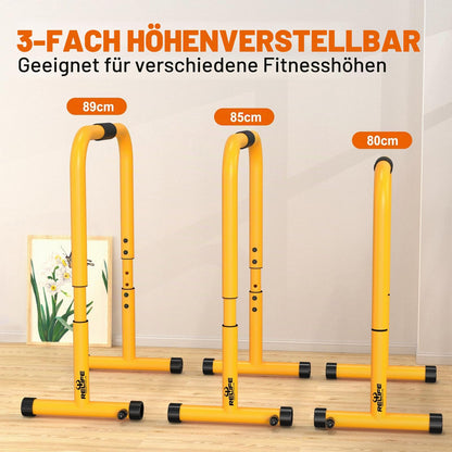 RELIFE REBUILD YOUR LIFE Dip Station Dip Bar Barren Parallettes Push Up Dip-Ständer Einstellbar Einstellbare Höhe Fitness Turnhalle Ausüben Calisthenics Equipment