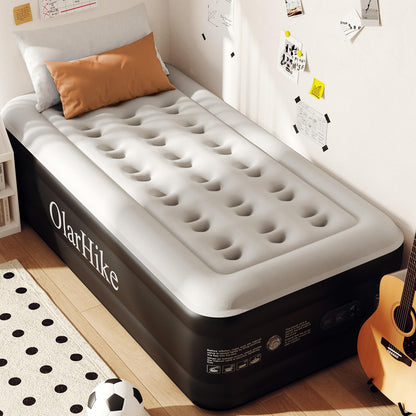 OlarHike Luftmatratze Selbstaufblasend, Luftbett 2 Personen, Gästebett, Luftmatratze 140x200, 1er Pack, aufblasbar für Camping, Zelt, Sofa und Heimgebrauch - 140 x 200 x 46 cm