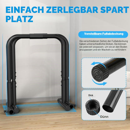 RELIFE REBUILD YOUR LIFE Dip Station Dip Bar Barren Parallettes Push Up Dip-Ständer Einstellbar Einstellbare Höhe Fitness Turnhalle Ausüben Calisthenics Equipment