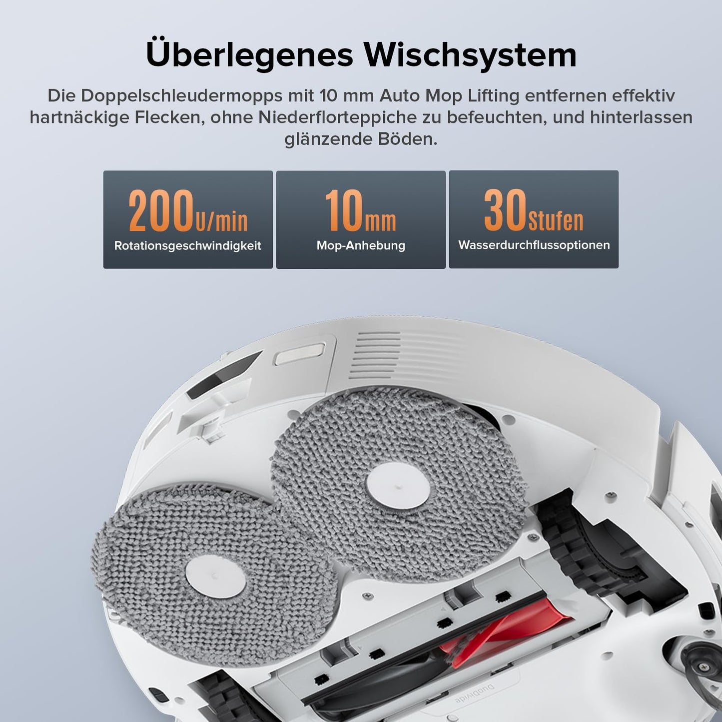 roborock Qrevo Edge 2 Set Saugroboter mit Wischfunktion&Hebarem Wischmopp, 25.000 Pa, Anti-Tangle, ultraflach 7,98 cm, 80 °C Heißwasser-Moppwäsche, FlexiArm-Technologie, AI-Hinderniserkennung(Schwarz)