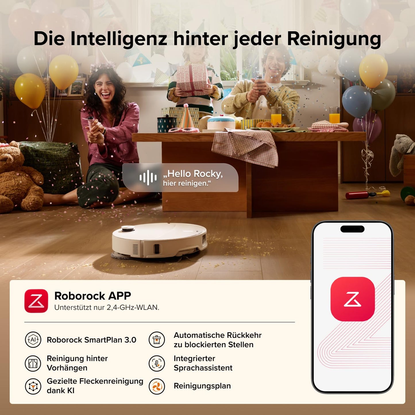 roborock Qrevo Edge 2 Set Saugroboter mit Wischfunktion&Hebarem Wischmopp, 25.000 Pa, Anti-Tangle, ultraflach 7,98 cm, 80 °C Heißwasser-Moppwäsche, FlexiArm-Technologie, AI-Hinderniserkennung(Schwarz)