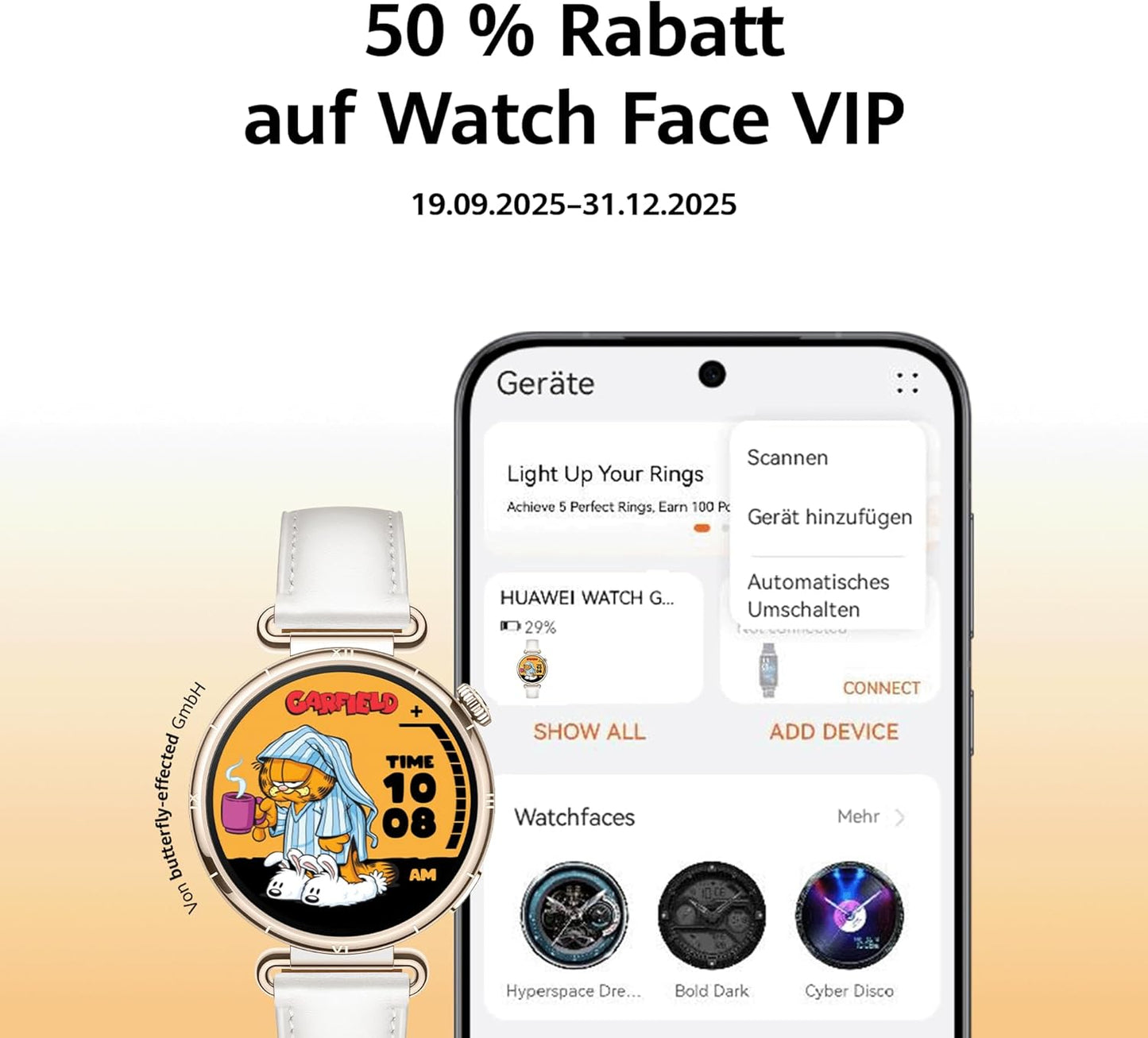 HUAWEI Watch GT 6 Pro Smartwatch, GPS, EKG, 1,47" AMOLED-Display, Bis zu 21 Tage Akku, umfassende Fahrrad-Features, 100+ Sportmodi, Kompatibel mit Android™ & iOS, Gesundheitsmonitoring, Schwarz, 46mm
