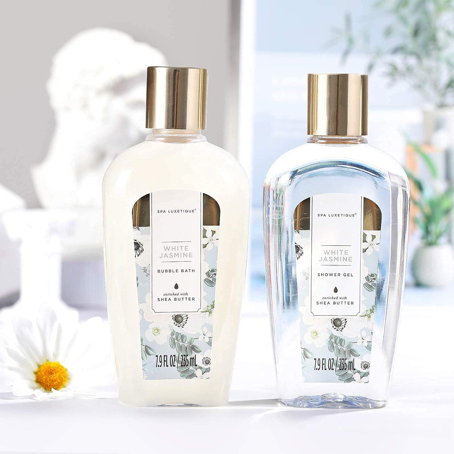 SPA LUXETIQUE Damen Bade Geschenkset - Beauty Set für Sie 12tlg Geburtstagsgeschenk, Gänseblümchenduft Spa Set, Wellness Set für Frauen, Muttertaggeschenke, Valentinstag Geschenk für Sie