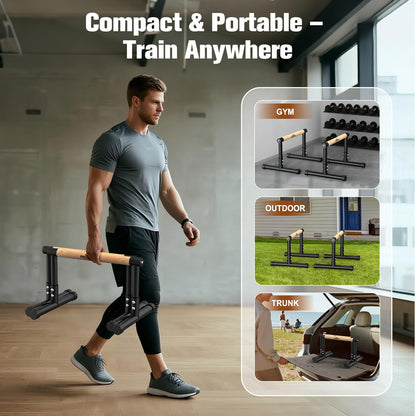 RELIFE REBUILD YOUR LIFE Dip Station Dip Bar Barren Parallettes Push Up Dip-Ständer Einstellbar Einstellbare Höhe Fitness Turnhalle Ausüben Calisthenics Equipment