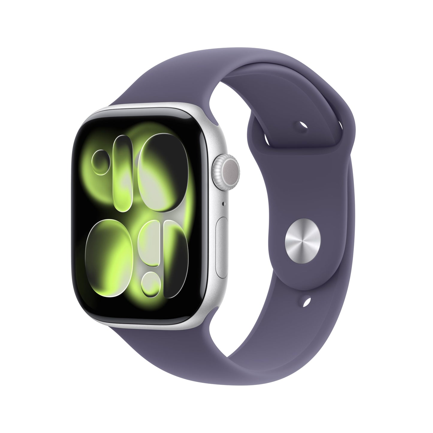 Apple Watch Series 11 GPS 42 mm Smartwatch mit Aluminiumgehäuse in Roségold und Sportarmband in Blassrosa (M/L). Schlafindex, Fitnesstracker, Gesundheitstracking, Always-On Display, Wasserschutz
