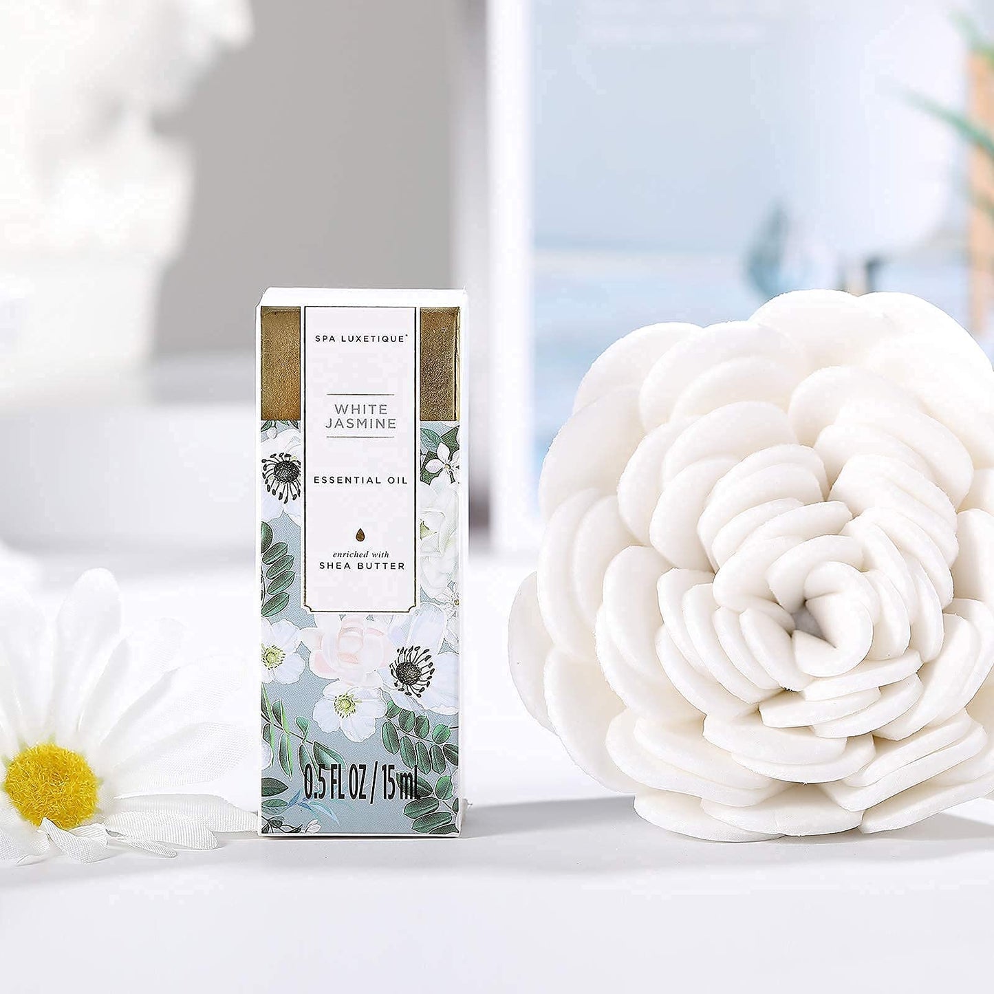 SPA LUXETIQUE Damen Bade Geschenkset - Beauty Set für Sie 12tlg Geburtstagsgeschenk, Gänseblümchenduft Spa Set, Wellness Set für Frauen, Muttertaggeschenke, Valentinstag Geschenk für Sie