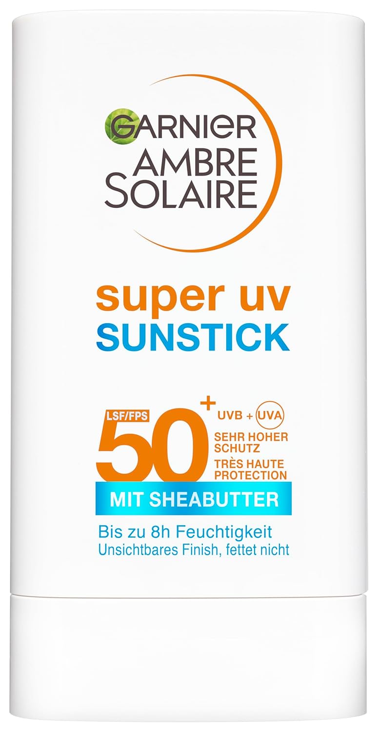 Garnier Ambre Solaire Sensitive Expert + Hydrating UV Water Sonnenschutzspray LSF 50 – Sonnen-Spray für Körper, Gesicht, Kopfhaut & Haare – Wasserfest, sandresistent & nicht fettend – 150ml