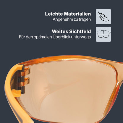 uvex sportstyle 204 - Sportbrille für Damen und Herren - 100% UVA-, B, C Schutz - druckfreier Sitz & perfekter Halt