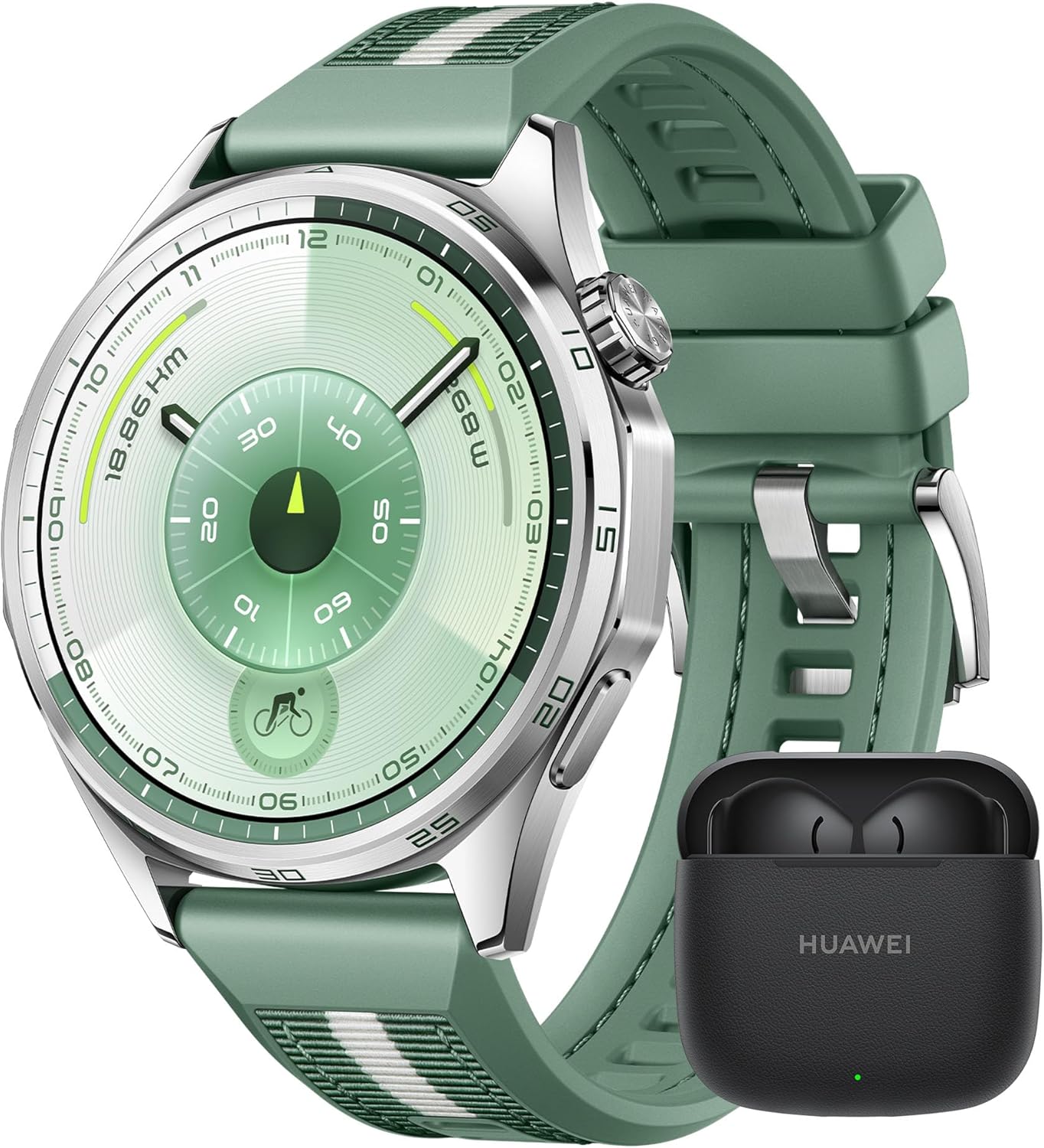 HUAWEI Watch GT 6 Pro Smartwatch, GPS, EKG, 1,47" AMOLED-Display, Bis zu 21 Tage Akku, umfassende Fahrrad-Features, 100+ Sportmodi, Kompatibel mit Android™ & iOS, Gesundheitsmonitoring, Schwarz, 46mm