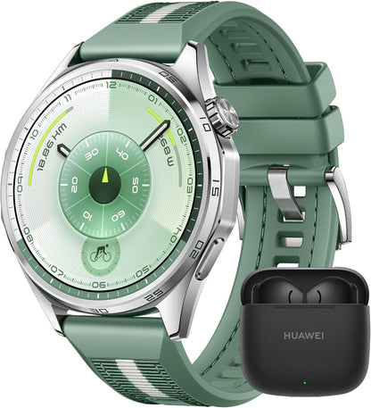 HUAWEI Watch GT 6 Pro Smartwatch, GPS, EKG, 1,47" AMOLED-Display, Bis zu 21 Tage Akku, umfassende Fahrrad-Features, 100+ Sportmodi, Kompatibel mit Android™ & iOS, Gesundheitsmonitoring, Schwarz, 46mm