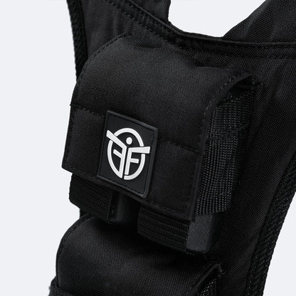 Eric Flag Gewichtsweste 20kg oder 10kg - Einstellbare Weighted Vest für Crosstraining, Krafttraining, Calisthenics und Gym, Bequeme Gewichtsweste mit Herausnehmbare Metall-Gewichte, Damen & Herren