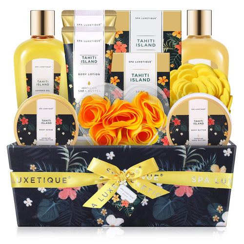 SPA LUXETIQUE Damen Bade Geschenkset - Beauty Set für Sie 12tlg Geburtstagsgeschenk, Gänseblümchenduft Spa Set, Wellness Set für Frauen, Muttertaggeschenke, Valentinstag Geschenk für Sie