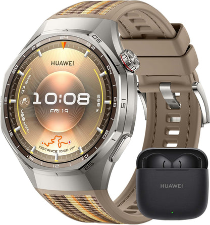 HUAWEI Watch GT 6 Pro Smartwatch, GPS, EKG, 1,47" AMOLED-Display, Bis zu 21 Tage Akku, umfassende Fahrrad-Features, 100+ Sportmodi, Kompatibel mit Android™ & iOS, Gesundheitsmonitoring, Schwarz, 46mm
