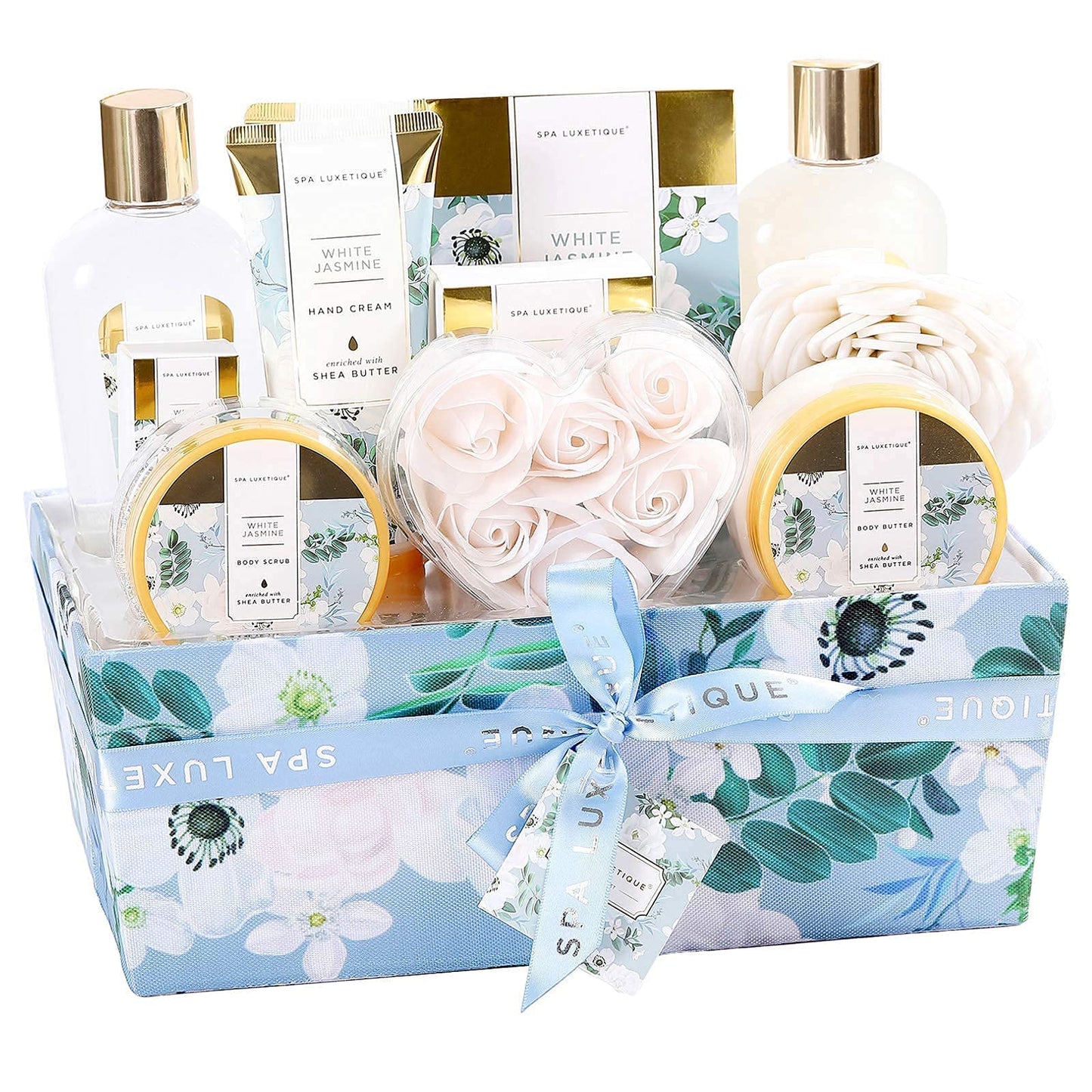 SPA LUXETIQUE Damen Bade Geschenkset - Beauty Set für Sie 12tlg Geburtstagsgeschenk, Gänseblümchenduft Spa Set, Wellness Set für Frauen, Muttertaggeschenke, Valentinstag Geschenk für Sie