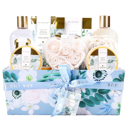 SPA LUXETIQUE Damen Bade Geschenkset - Beauty Set für Sie 12tlg Geburtstagsgeschenk, Gänseblümchenduft Spa Set, Wellness Set für Frauen, Muttertaggeschenke, Valentinstag Geschenk für Sie