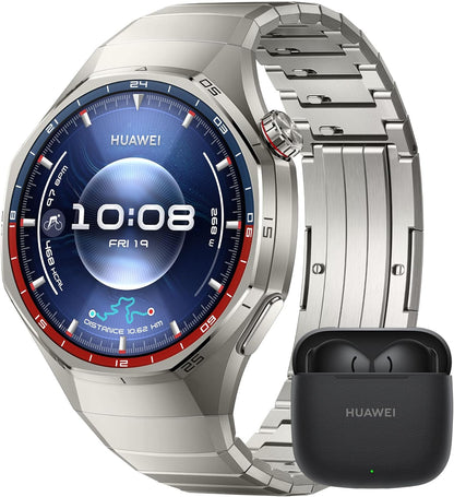 HUAWEI Watch GT 6 Pro Smartwatch, GPS, EKG, 1,47" AMOLED-Display, Bis zu 21 Tage Akku, umfassende Fahrrad-Features, 100+ Sportmodi, Kompatibel mit Android™ & iOS, Gesundheitsmonitoring, Schwarz, 46mm