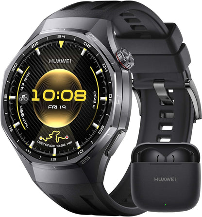 HUAWEI Watch GT 6 Pro Smartwatch, GPS, EKG, 1,47" AMOLED-Display, Bis zu 21 Tage Akku, umfassende Fahrrad-Features, 100+ Sportmodi, Kompatibel mit Android™ & iOS, Gesundheitsmonitoring, Schwarz, 46mm