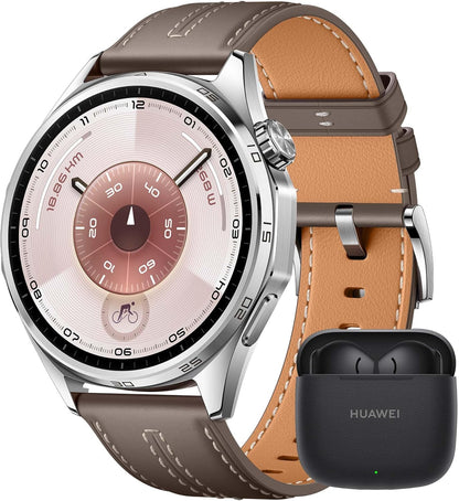 HUAWEI Watch GT 6 Pro Smartwatch, GPS, EKG, 1,47" AMOLED-Display, Bis zu 21 Tage Akku, umfassende Fahrrad-Features, 100+ Sportmodi, Kompatibel mit Android™ & iOS, Gesundheitsmonitoring, Schwarz, 46mm