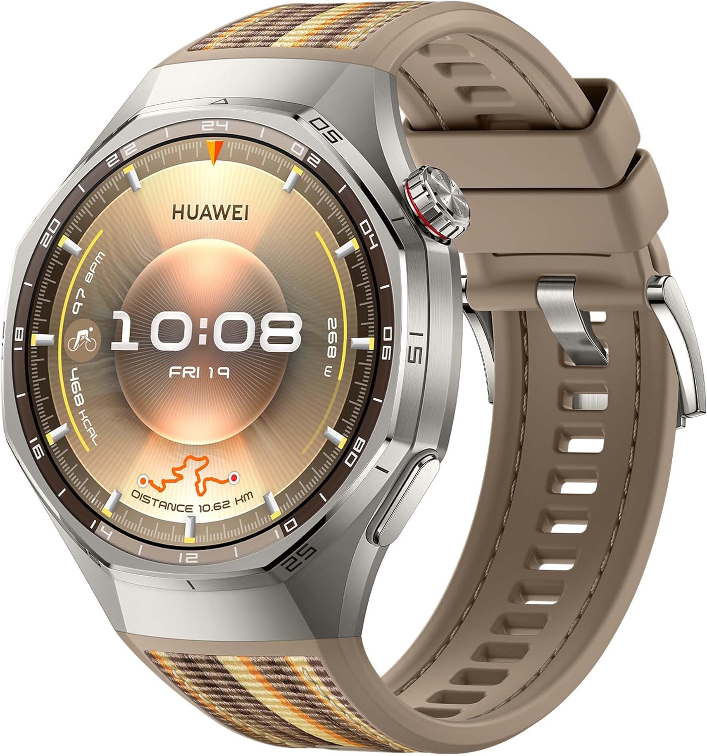 HUAWEI Watch GT 6 Pro Smartwatch, GPS, EKG, 1,47" AMOLED-Display, Bis zu 21 Tage Akku, umfassende Fahrrad-Features, 100+ Sportmodi, Kompatibel mit Android™ & iOS, Gesundheitsmonitoring, Schwarz, 46mm