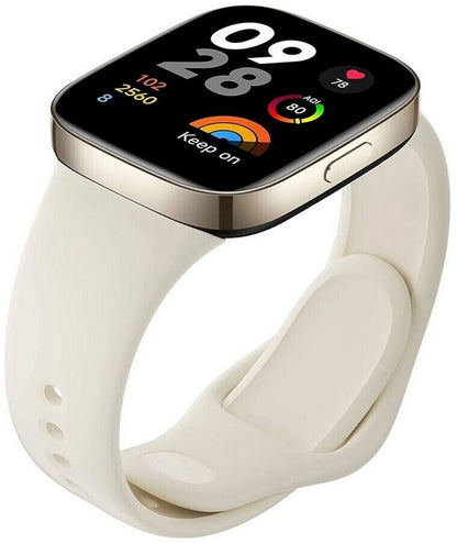 Xiaomi Redmi Watch 3 Bluetooth GPS 42mm AMOLED Beige 5ATM SpO2 Herzfrequenz